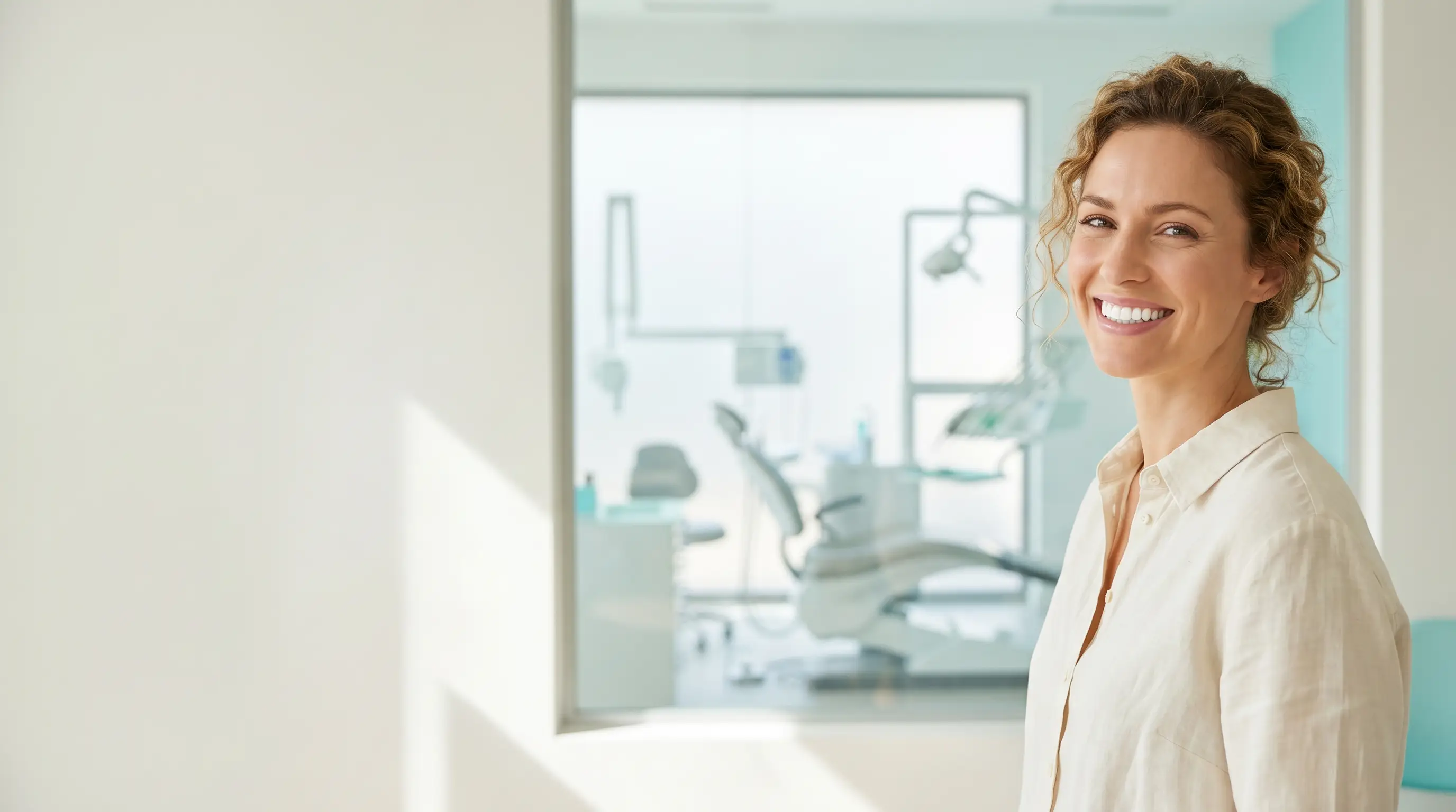 Joyful patient with a radiant smile at SMILE Dental in Bonita Springs